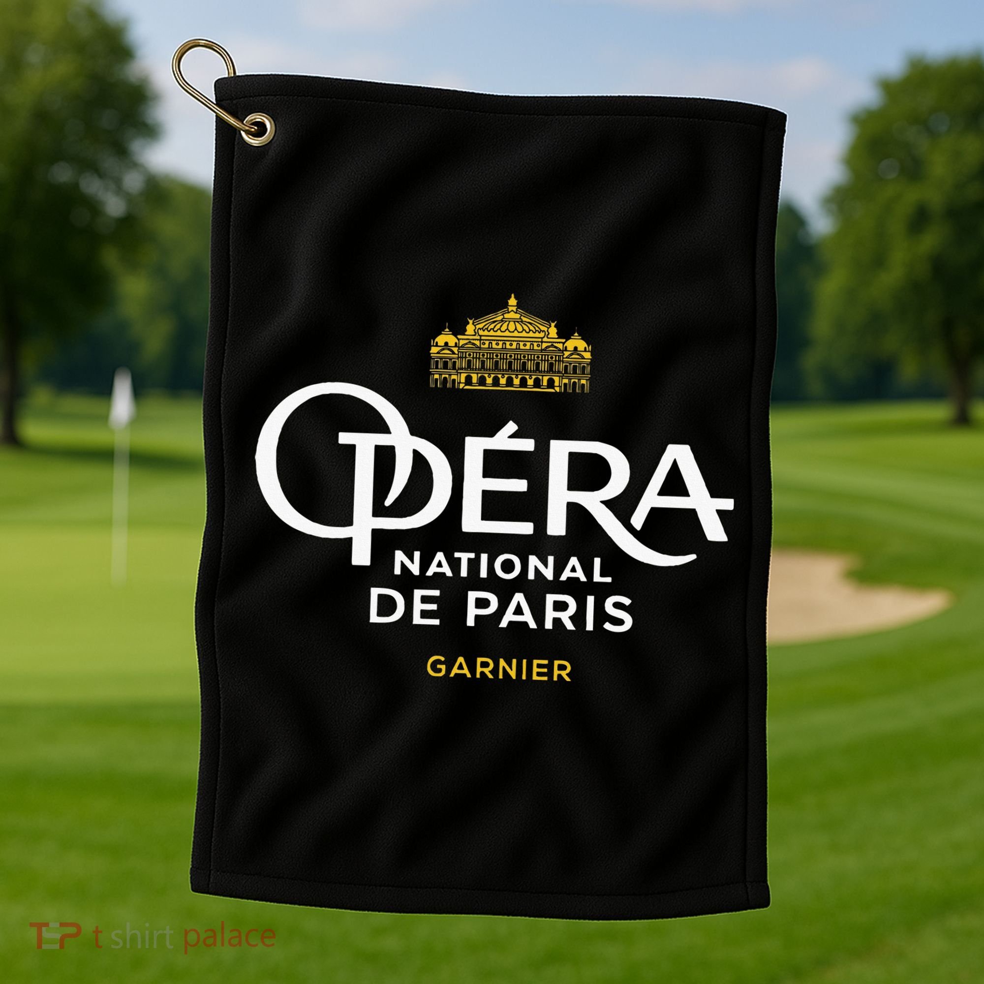 Paris Garnier Opera Golf Towel