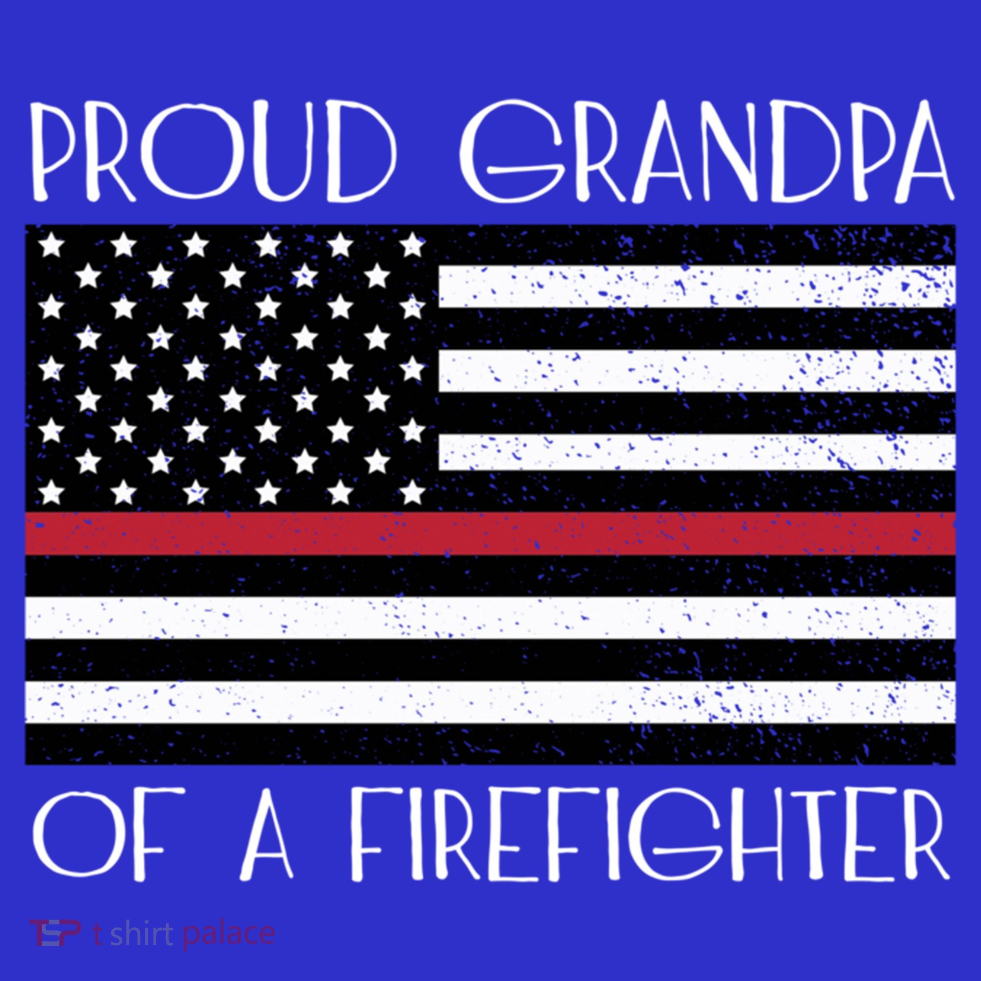 Proud Grandpa Of A Firefighter Thin Red Line American Flag Cute Gift Sweatshirt