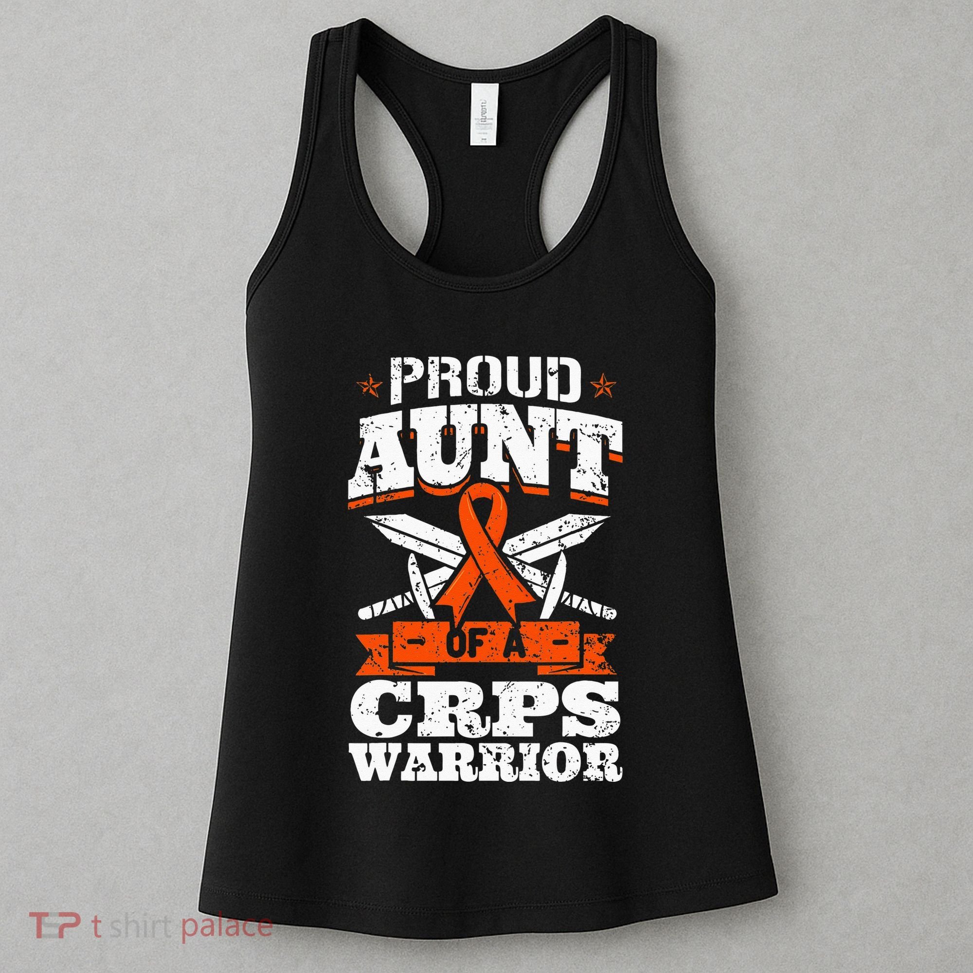 Proud Grandpa Of An Ewings Sarcoma Warrior Awareness Ribbon Women's Tank Top