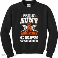 Proud Grandpa Of An Ewings Sarcoma Warrior Awareness Ribbon Kids Sweatshirt thumb 0