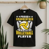 Proud Grandfather Of An Awesome Volleyball Player T-Shirt thumb 2