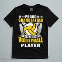 Proud Grandfather Of An Awesome Volleyball Player T-Shirt thumb 5