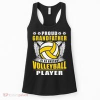 Proud Grandfather Of An Awesome Volleyball Player Women's Tank Top thumb 0
