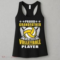 Proud Grandfather Of An Awesome Volleyball Player Women's Tank Top thumb 3
