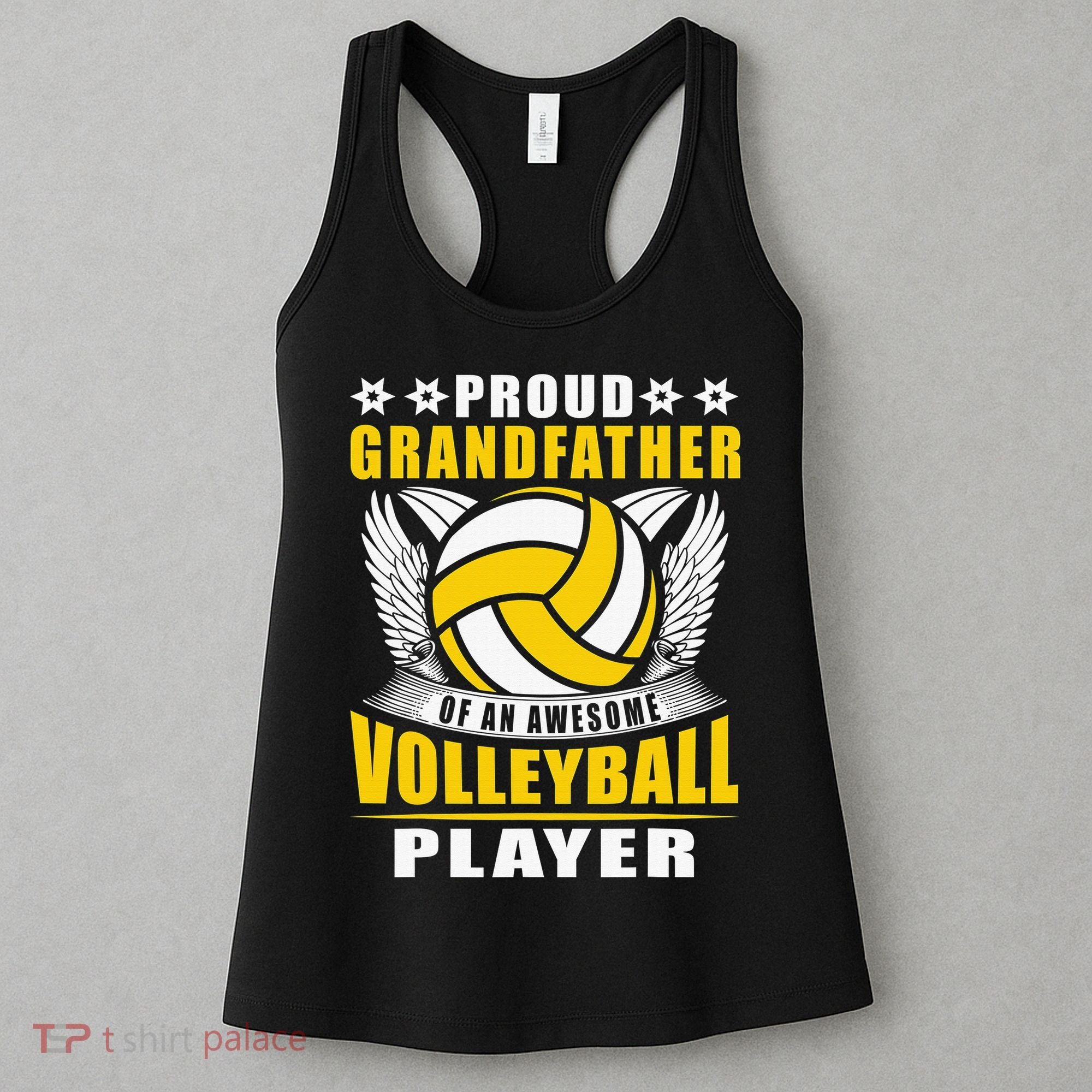 Proud Grandfather Of An Awesome Volleyball Player Women's Tank Top