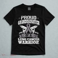 Proud Granddaughter Of A Lung Cancer Warrior Carcinoma T-Shirt thumb 5