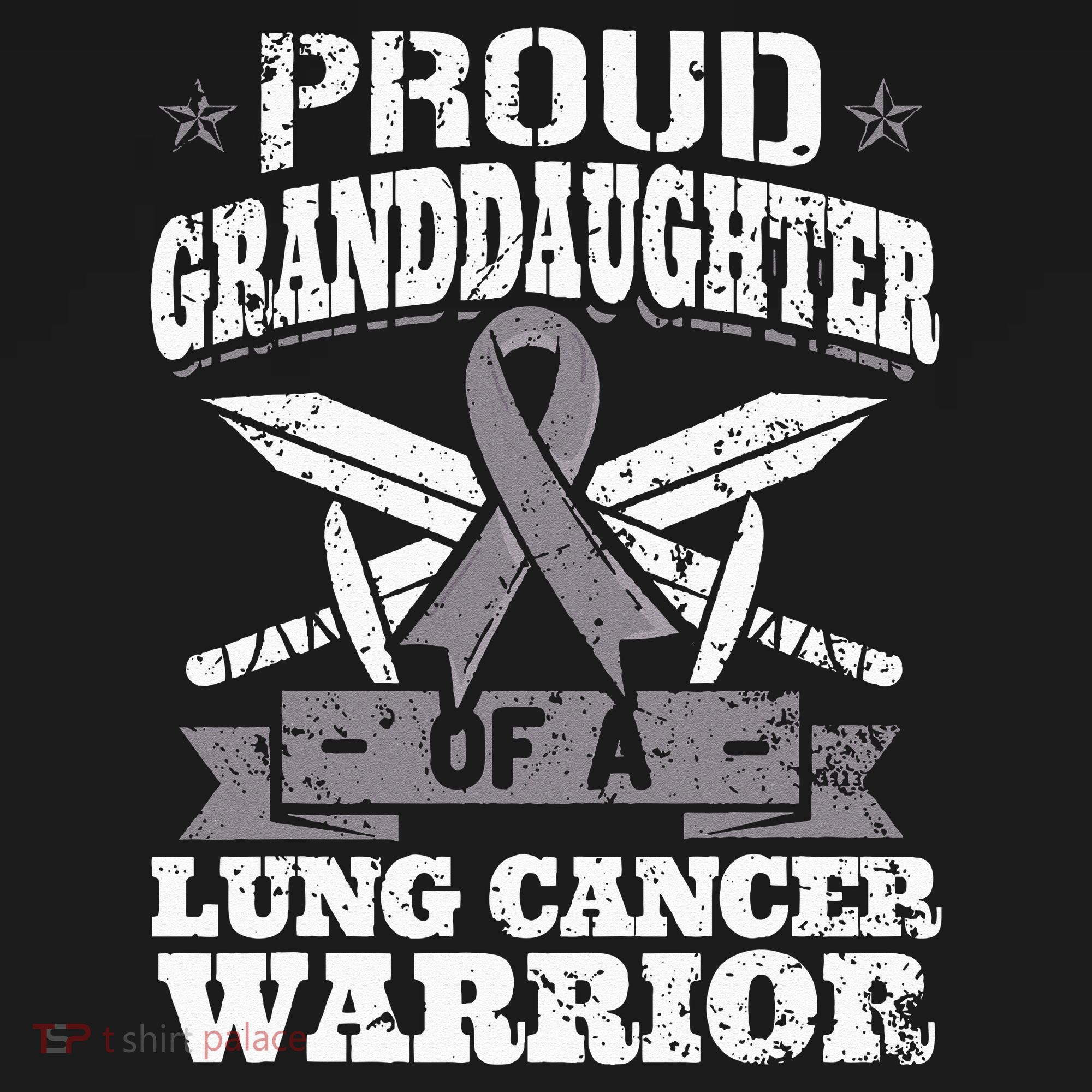 Proud Granddaughter Of A Lung Cancer Warrior Carcinoma Women's Hoodie