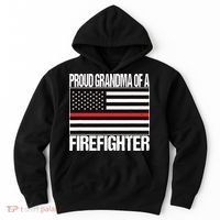 Proud Grandma Of A Firefighter Shirt Fireman Hoodie thumb 0