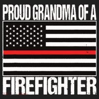 Proud Grandma Of A Firefighter Shirt Fireman Beanie thumb 2