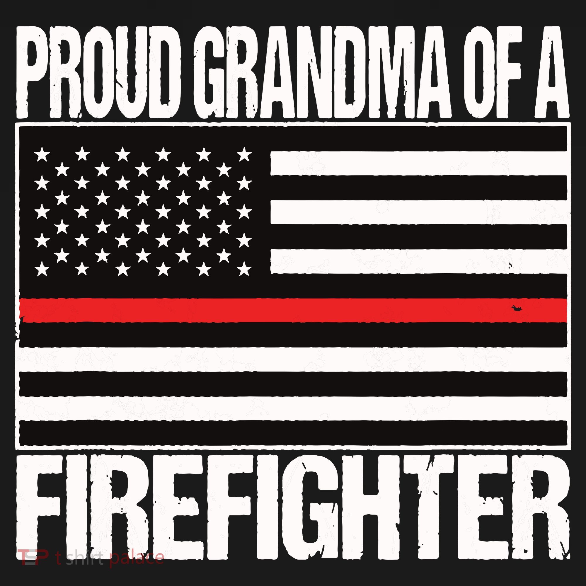 Proud Grandma Of A Firefighter Shirt Fireman Women's Tank Top