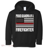 Proud Grandma Of A Firefighter Shirt Fireman Toddler Hoodie thumb 0