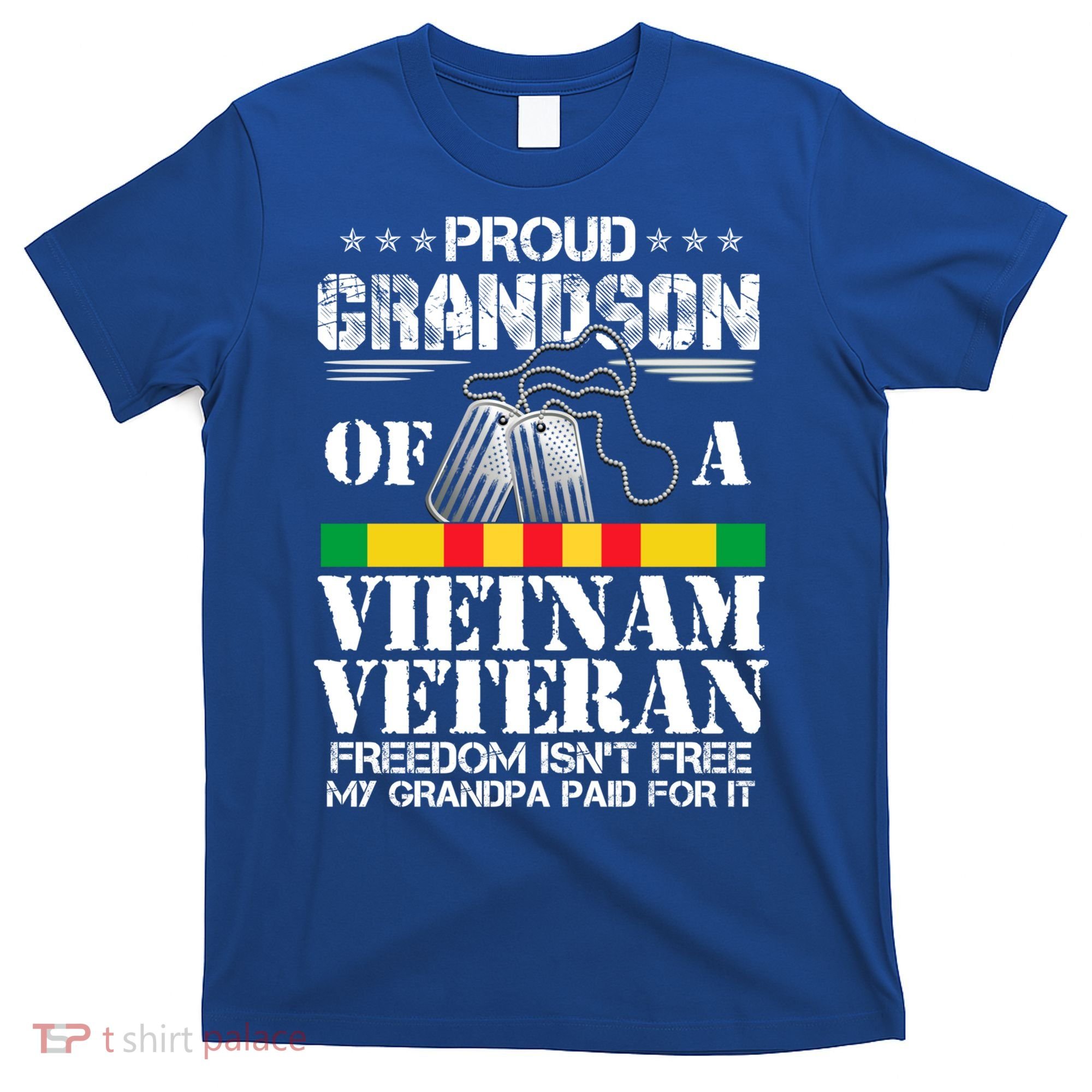 Proud Grandson Of A Vietnam Veteran Costume For Boys Cute Gift T-Shirt