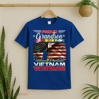 Proud Grandson Of Vietnam Veteran Gift For Boys Cute Gift T-Shirt thumb 2
