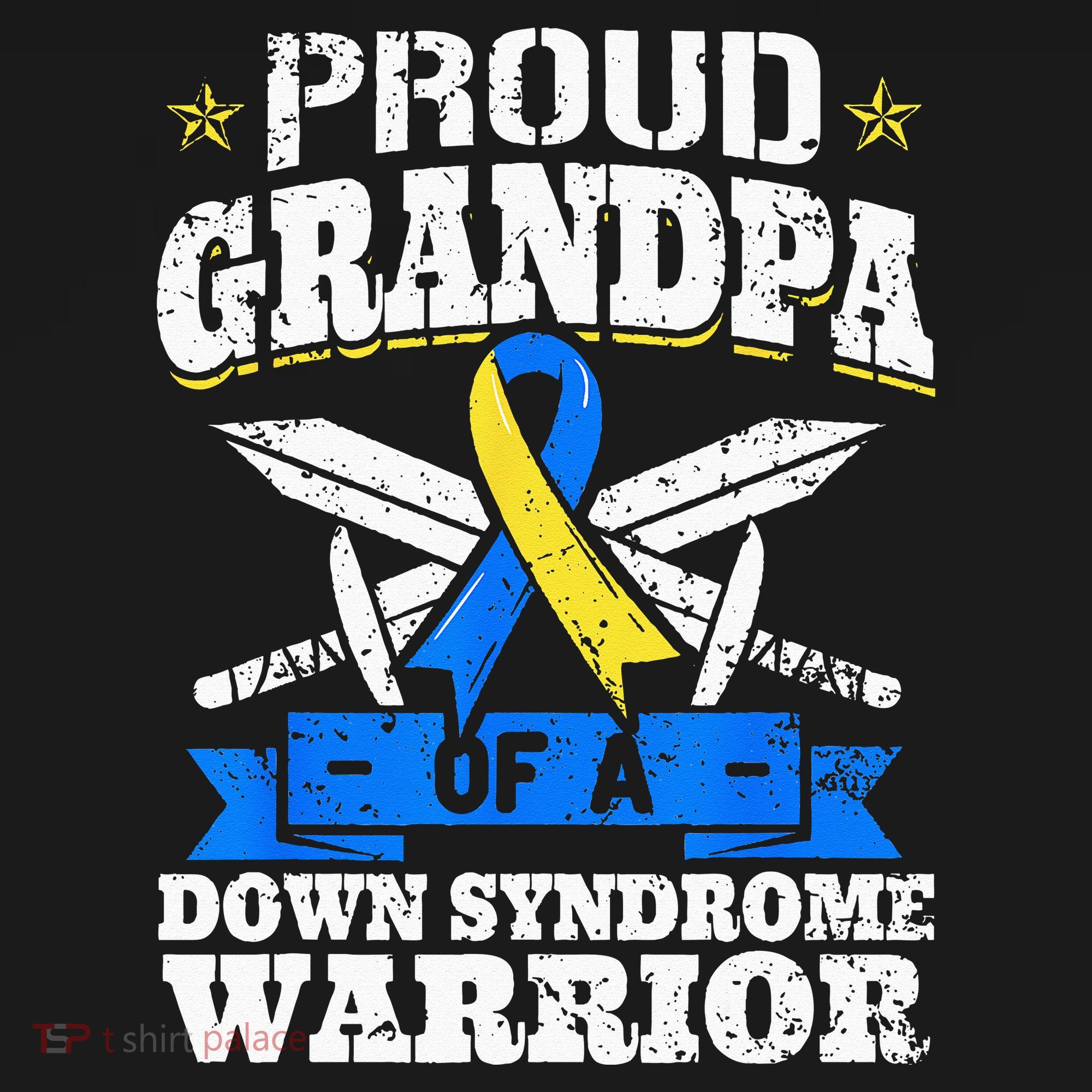 Proud Grandpa Of A Down Syndrome Warrior Downs Granddad Coaster