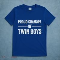 Proud Grandpa Of Twin Funny Granddad Vintage Gift T-Shirt thumb 5