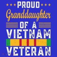 Proud Granddaughter Of A Vietnam Veteran Gift Veterans Day Cool Gift Women's Tank Top thumb 5