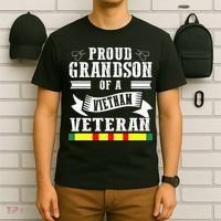 Proud Grandson Of A Vietnam Veteran T-Shirt thumb 6