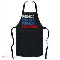 Pro God Pro Life Pro Gun Pro Trump Patriotic Apron thumb 0