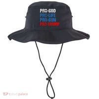 Pro God Pro Life Pro Gun Pro Trump Patriotic Bucket Hat thumb 0