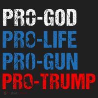 Pro God Pro Life Pro Gun Pro Trump Patriotic Tumbler thumb 3
