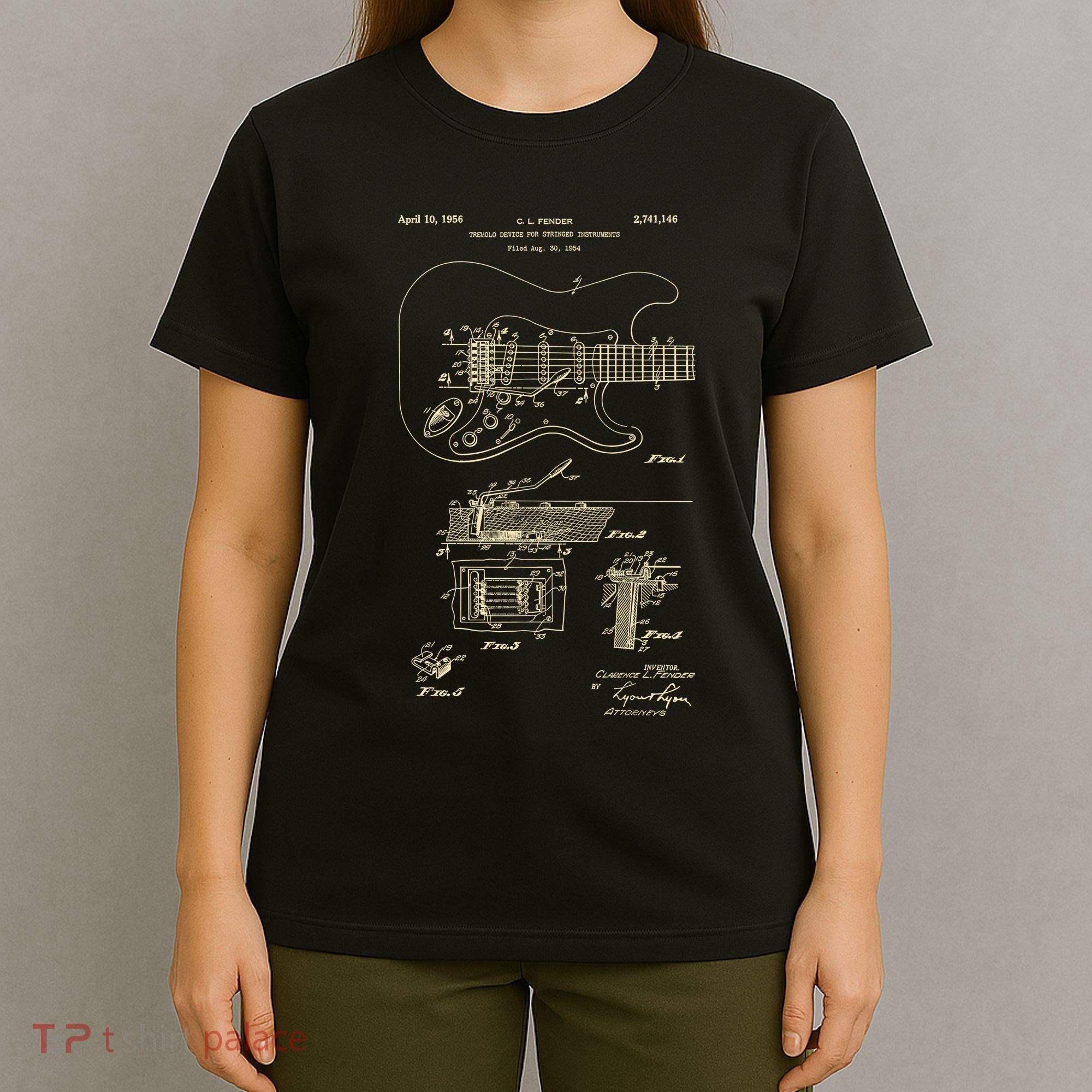 Patent Guitar T-Shirt