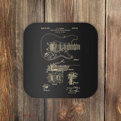 Patent Guitar Coaster