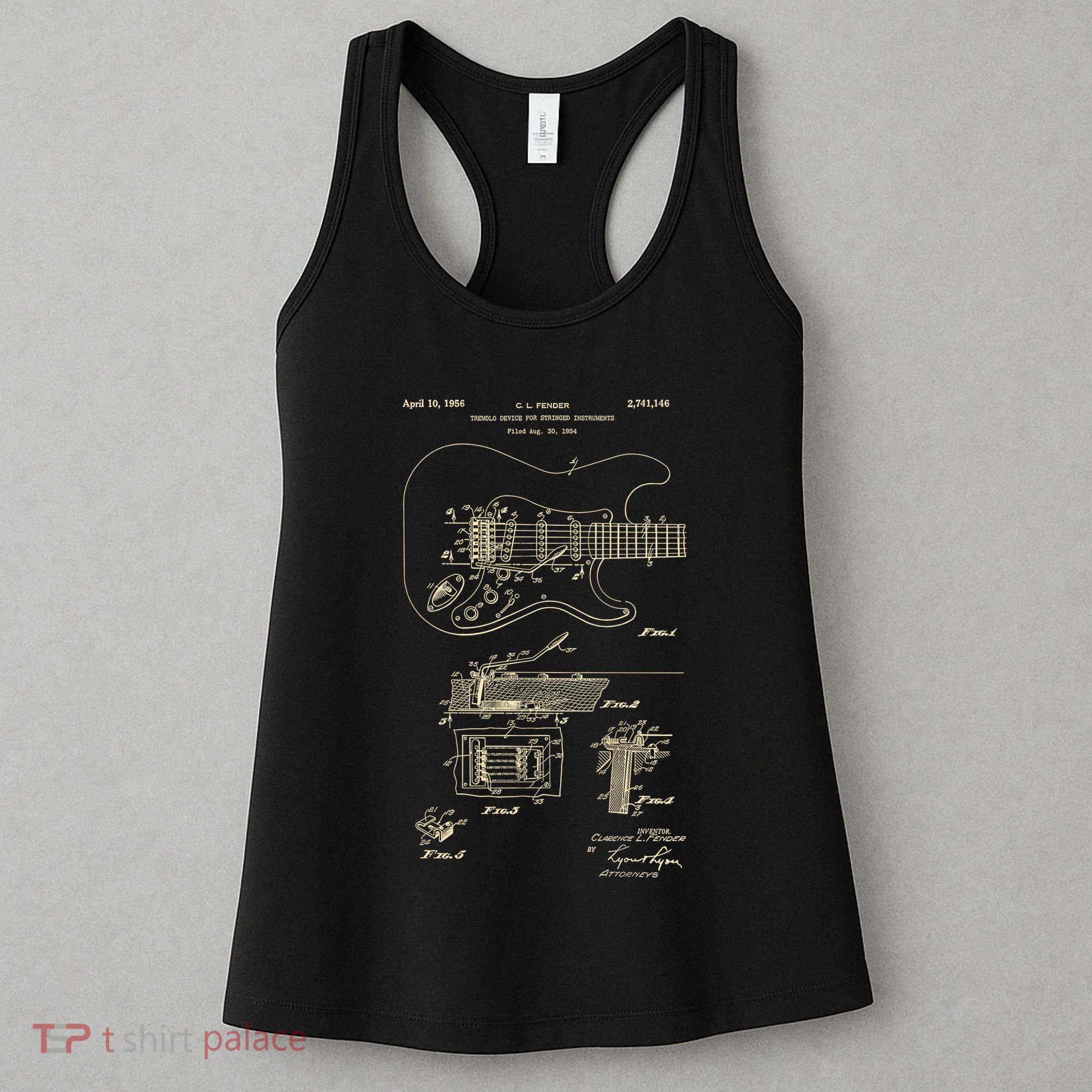 Patent Guitar Women's Tank Top