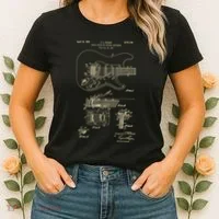 Patent Guitar Women's T-Shirt thumb 2