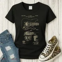 Patent Guitar Women's T-Shirt thumb 3
