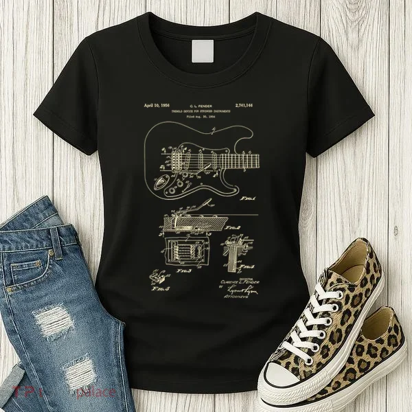 Patent Guitar Women's T-Shirt