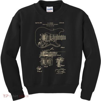 Patent Guitar Kids Sweatshirt