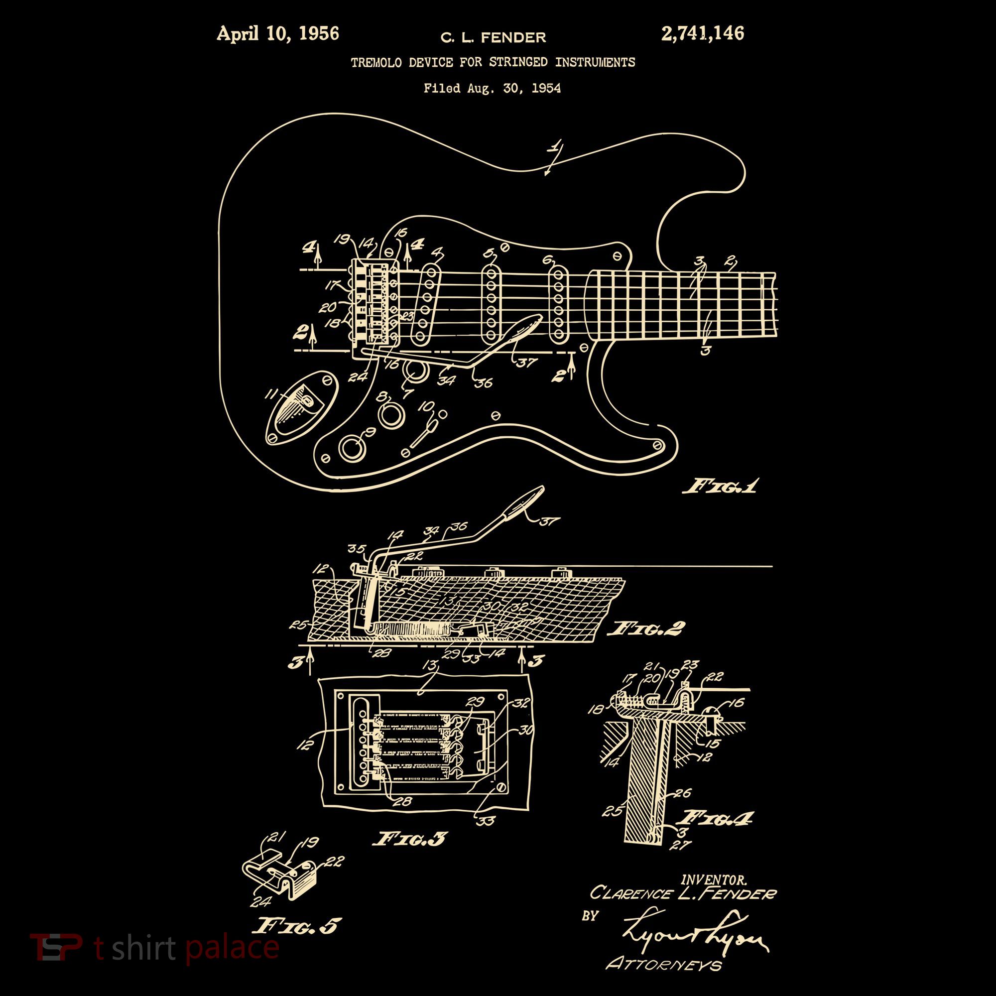 Patent Guitar Kids Hoodie