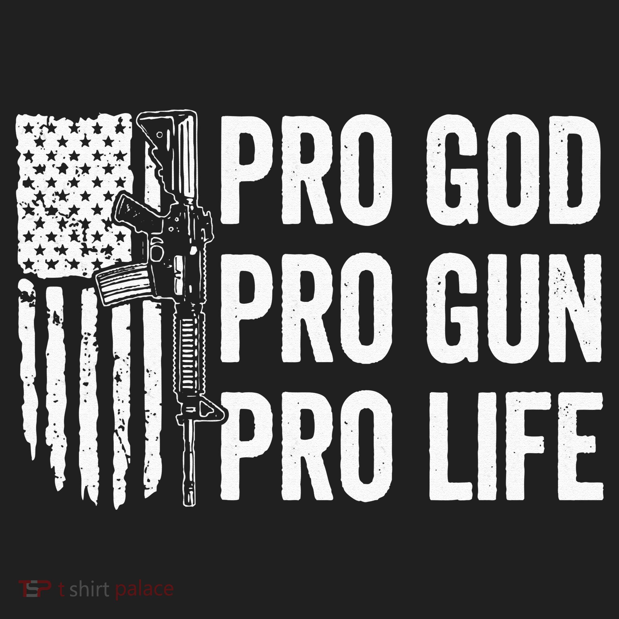 Pro God Pro Gun Pro Life USA Christian Guns Owner Flag Golf Towel
