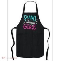 Piano Girl Pianist Music Notes Gift Apron thumb 0