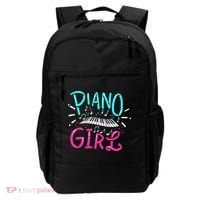 Piano Girl Pianist Music Notes Gift Backpack thumb 0