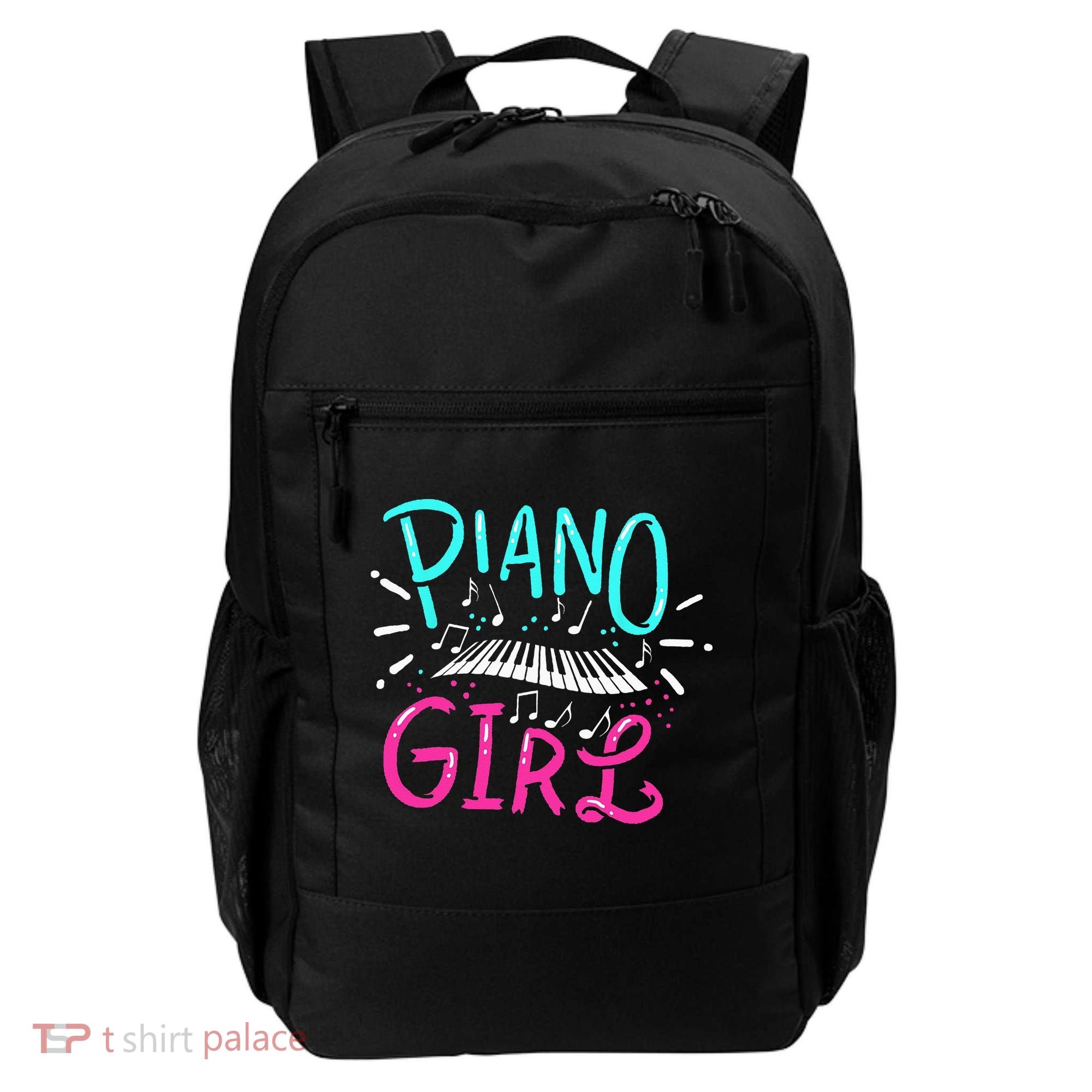 Piano Girl Pianist Music Notes Gift Backpack