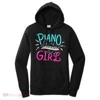Piano Girl Pianist Music Notes Gift Women's Hoodie thumb 0