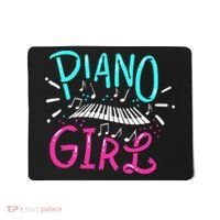 Piano Girl Pianist Music Notes Gift Mousepad thumb 0