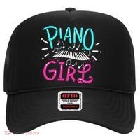 Piano Girl Pianist Music Notes Gift Hat thumb 0
