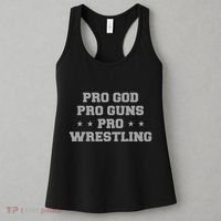 Pro God Pro Guns Pro Wrestling Women's Tank Top thumb 3