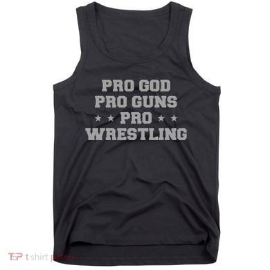 Pro God Pro Guns Pro Wrestling Tank Top