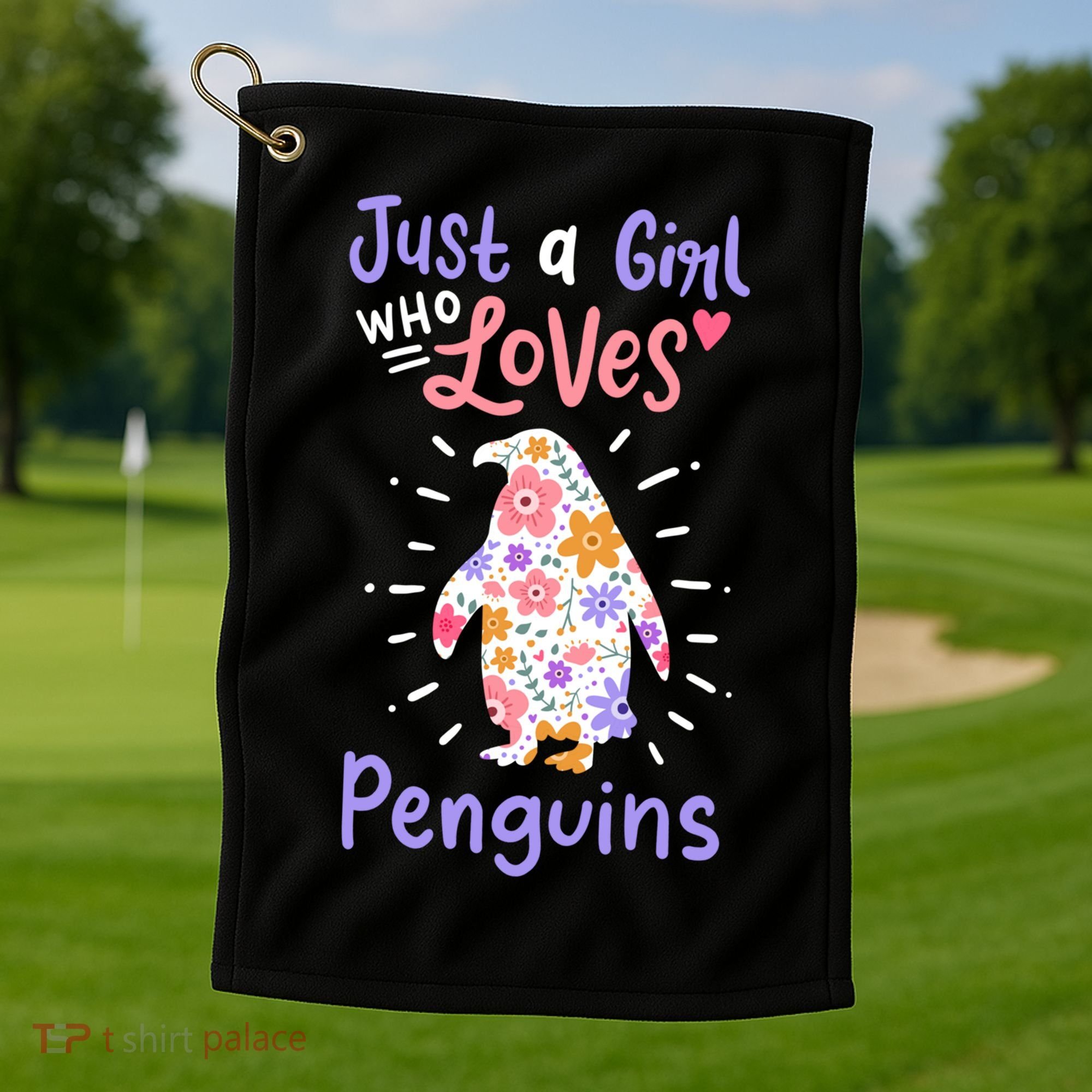 Penguin Gift Golf Towel