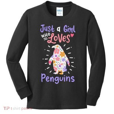 Penguin Gift Kids Long Sleeve Shirt