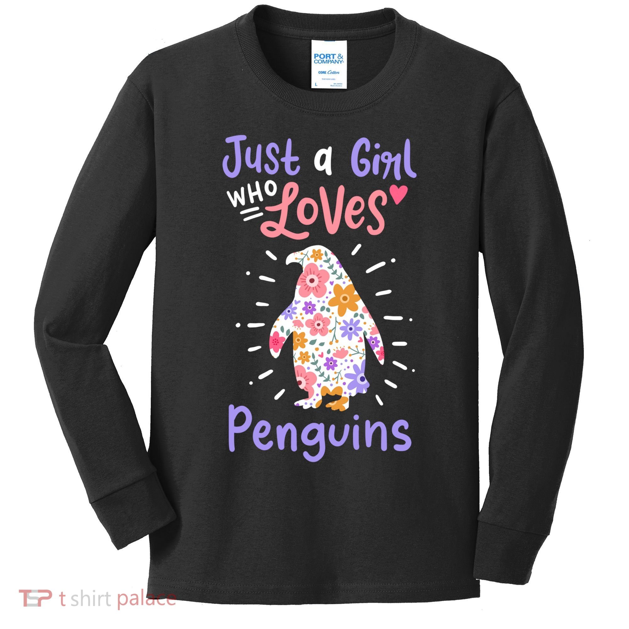 Penguin Gift Kids Long Sleeve Shirt