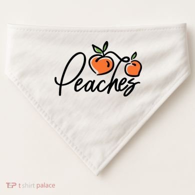 Peaches Georgia USA-Made Doggie Bandana