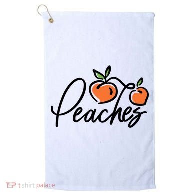 Peaches Georgia Golf Towel
