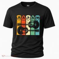 Papaw Guitar Pick Gift Guitar Player Grandpa Retro Guitarist Cooling Performance Crew T-Shirt thumb 0