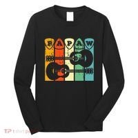 Papaw Guitar Pick Gift Guitar Player Grandpa Retro Guitarist Long Sleeve Shirt thumb 0
