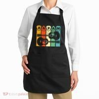 Papaw Guitar Pick Gift Guitar Player Grandpa Retro Guitarist Apron thumb 2