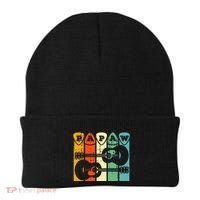 Papaw Guitar Pick Gift Guitar Player Grandpa Retro Guitarist Beanie thumb 0
